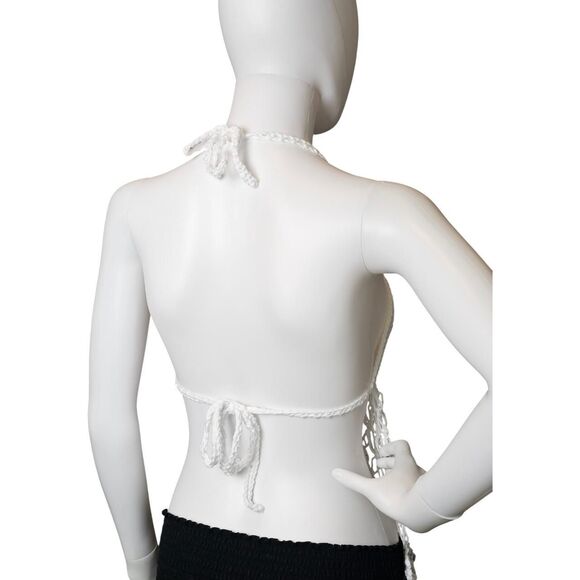 🌼 Handmade Crochet Top w/ Ring Detail - Picture 6 of 7